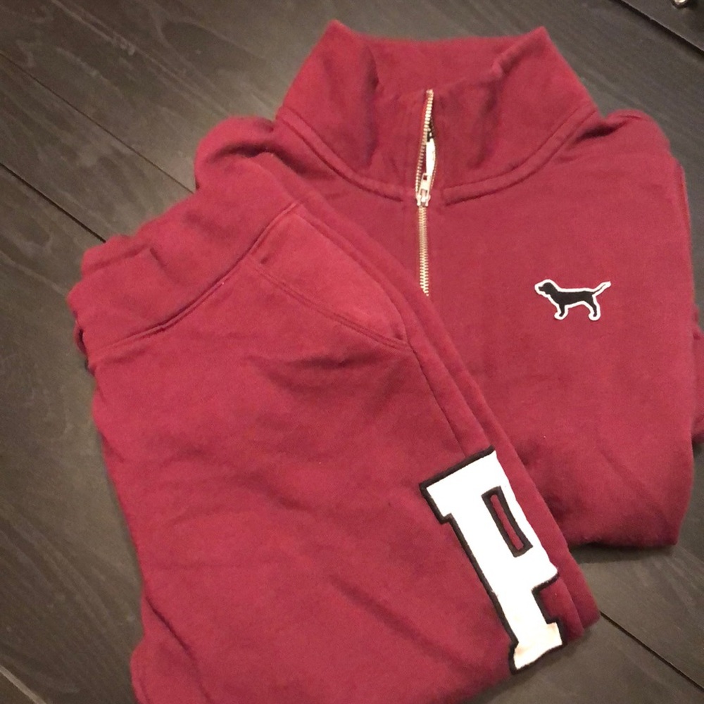 Pink sweatsuit